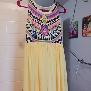 XS long colorful dress